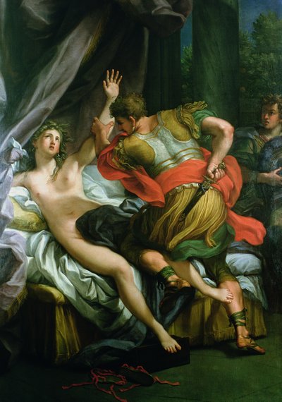 Tarquinius and Lucretia by Andrea Procaccini