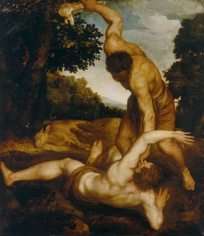 Samson Killing a Philistine by Andrea Schiavone