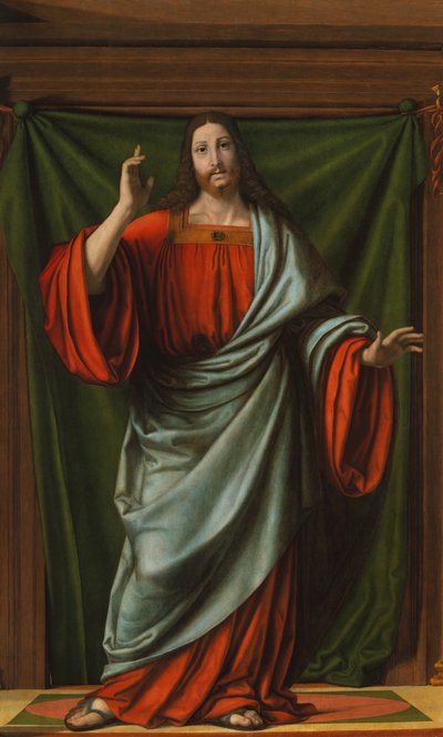 Christ Blessing by Andrea Solario