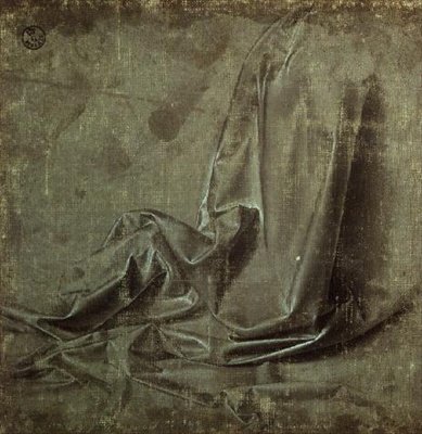Drapery Study by Andrea del Verrocchio