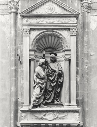 Incredulity of St. Thomas by Andrea del Verrocchio