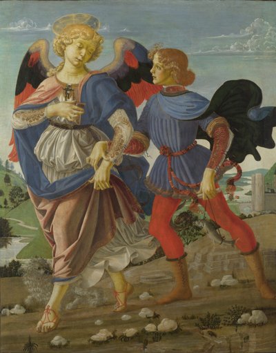 Tobias and the Angel by Andrea del Verrocchio