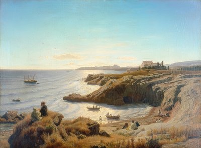 Coast near Syracuse. 1861 by Andreas Achenbach