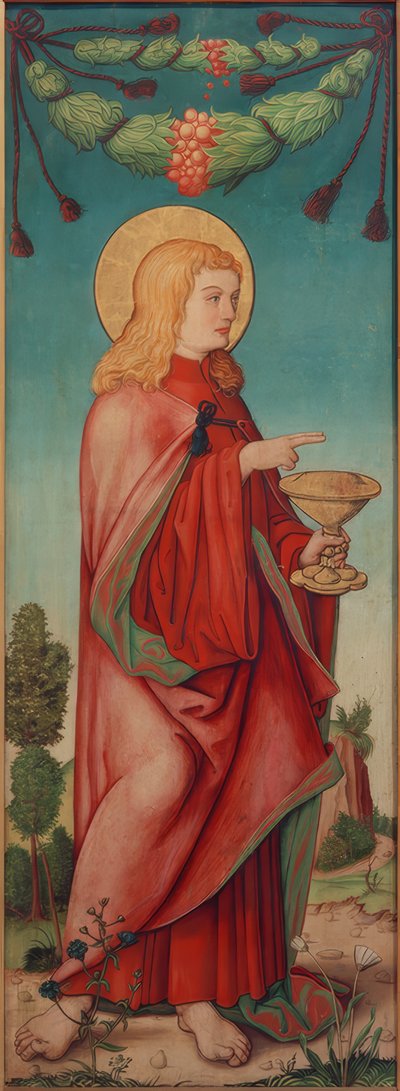 The Evangelist John by Andreas Haider
