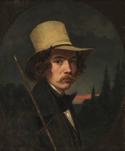 Self-Portrait by Andreas Herman Hunæus