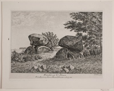 Grave Mound at Søster Svenstrup by Andreas Peter Madsen
