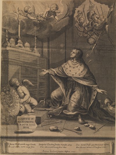 The Martyrdom of Knud the Holy by Andreas Reinhardt