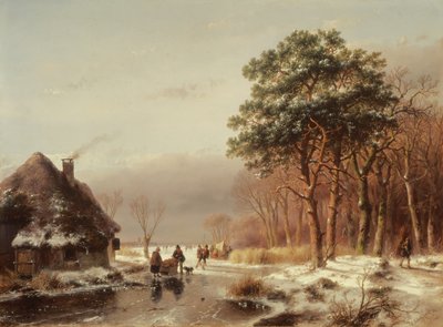 The Edge of the Forest by Andreas Schelfhout