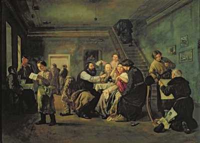 An Eating House, 1859 by Andrei Andreevich Popov