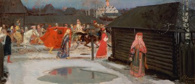 The Wedding Procession by Andrei Petrovitch Rjabuschkin