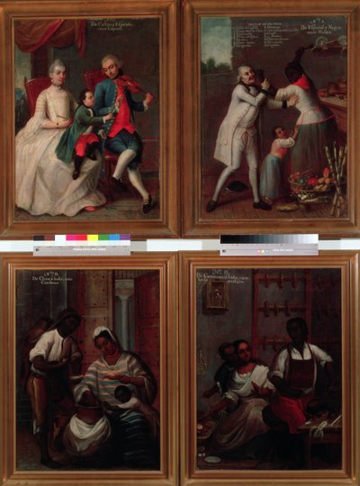 Four Different Racial Groups by Andres de Islas
