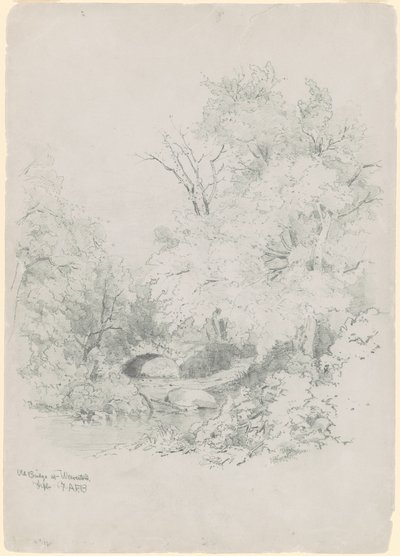 Old Bridge at Weaverton by Andrew Fisher Bunner