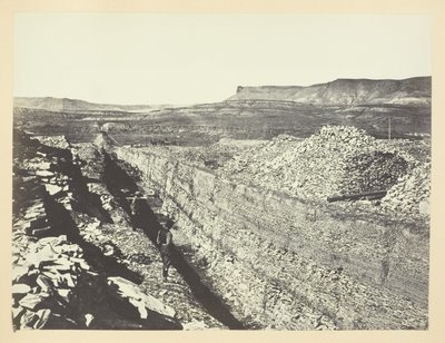Burning Rock Cut, Green River Valley by Andrew Joseph Russell