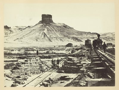 Citadel Rock, Green River Valley by Andrew Joseph Russell