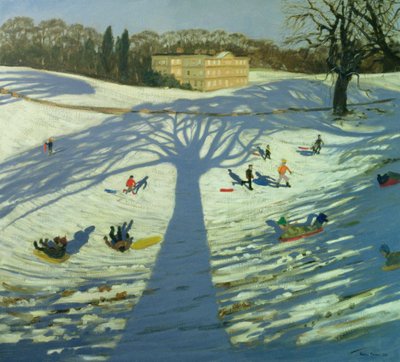 Calke Abbey House, Winter, 2002 by Andrew Macara