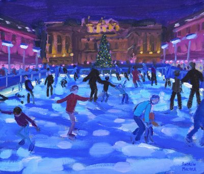 Evening Skaters, Somerset House, 2015 by Andrew Macara