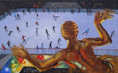 Prometheus, Rockefeller Ice Rink, New York, 2018 by Andrew Macara