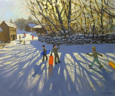 Red Sledge, Monyash, Derbyshire by Andrew Macara