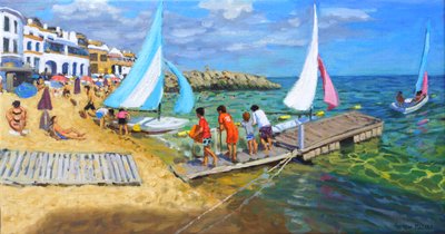 Sailing Club, Callela De Palafrugell, Spain, 2020 by Andrew Macara