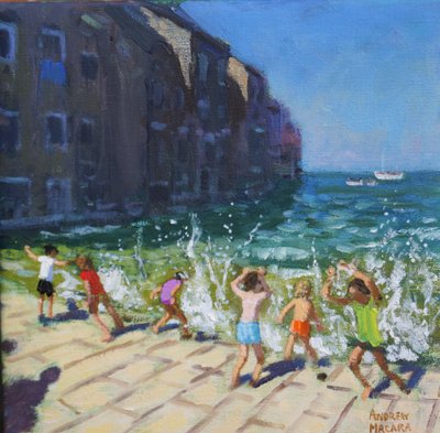 Seafront, Rovinj, Croatia by Andrew Macara