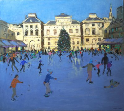 Skaters, Somerset House by Andrew Macara
