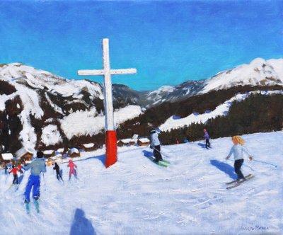 The Cross, Morzine, France by Andrew Macara
