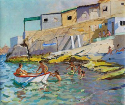 The Rowing Boat, Valetta, Malta by Andrew Macara