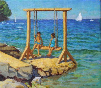 The Swing, Funtana, Vrsar, Croatia by Andrew Macara