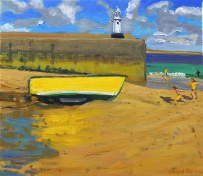 Yellow Boat, St Ives by Andrew Macara