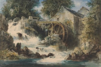 An Overshot Mill by Andrew Nicholl