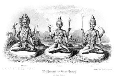 The Trimurti or Hindu Trinity by Andrew Thomas