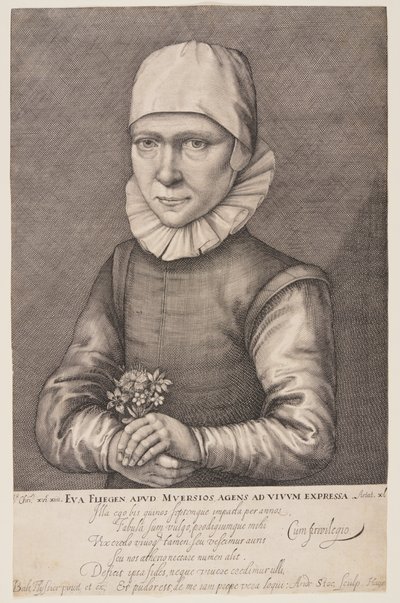Eva Fliegen van Meurs by Andries Stock