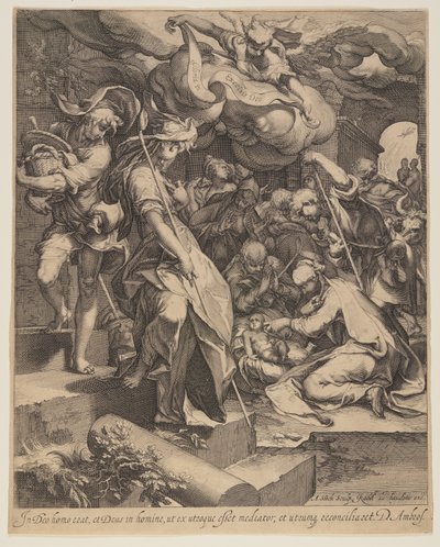 The Adoration of the Shepherds by Andries Stock