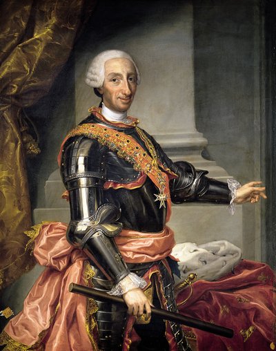Portrait of Carlos III by Andrés de la Calleja