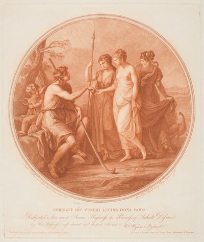 The Judgement of Paris by Angelica (after) Kauffman