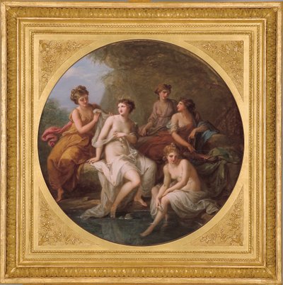 Diana and Her Nymphs Bathing by Angelica Kauffmann
