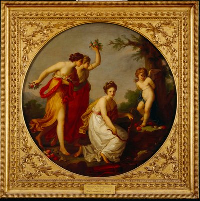 The Disarming of Cupid by Angelica Kauffman