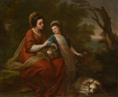 Mrs. Hugh Morgan and Her Daughter by Angelica Kauffmann