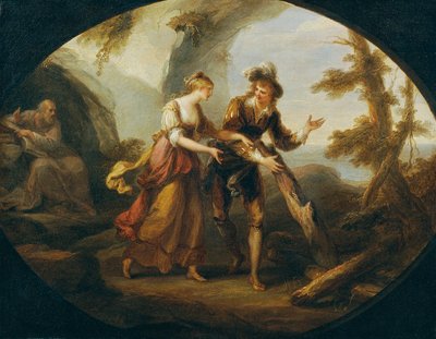 Miranda and Ferdinand by Angelica Kauffmann