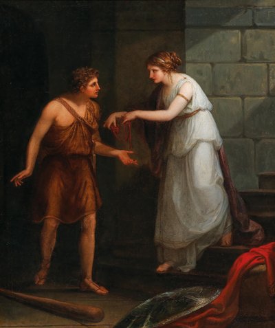 Theseus and Ariadne by Angelica Kauffmann
