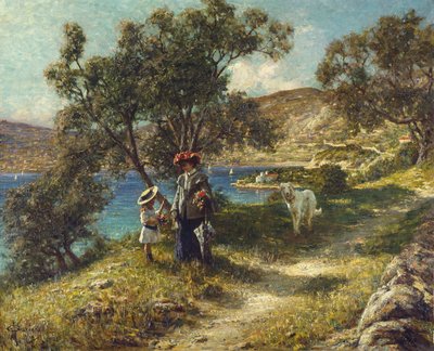 Picking Flowers by Angelo Garino
