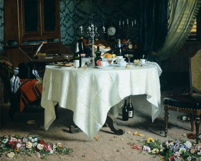 Asphyxiation (left side) by Angelo Morbelli