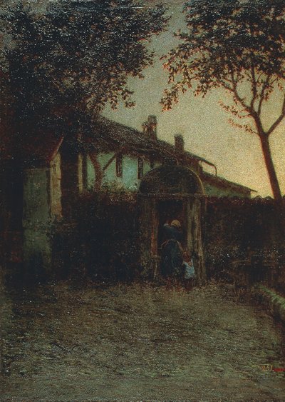 Dawn by Angelo Morbelli