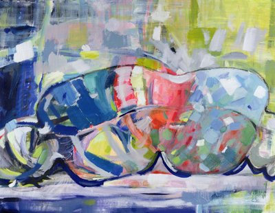 Reclining Nude by Angie Kenber