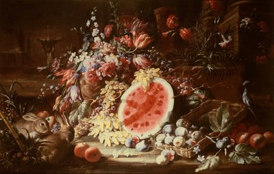Still Life of Fruit by Aniello Ascione