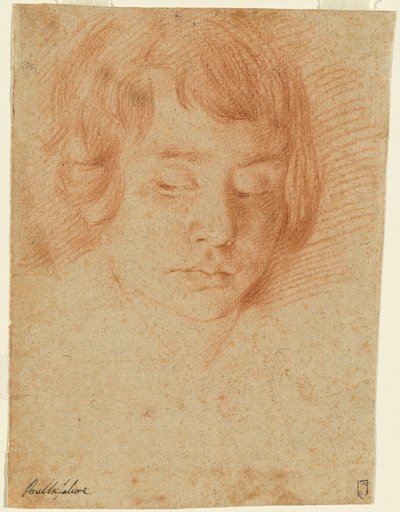 Head of a Boy (Gennaro Falcone?) by Aniello Falcone