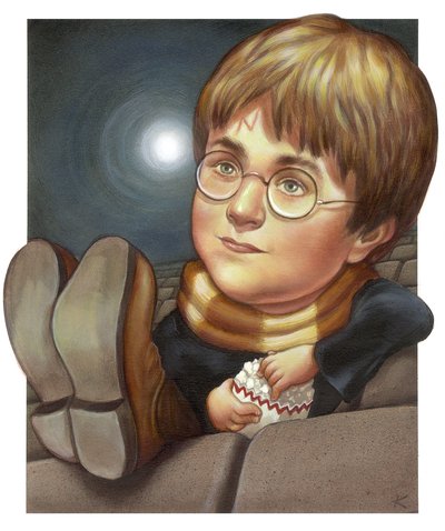 Harry Potter by Anita Kunz