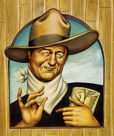 John Wayne by Anita Kunz