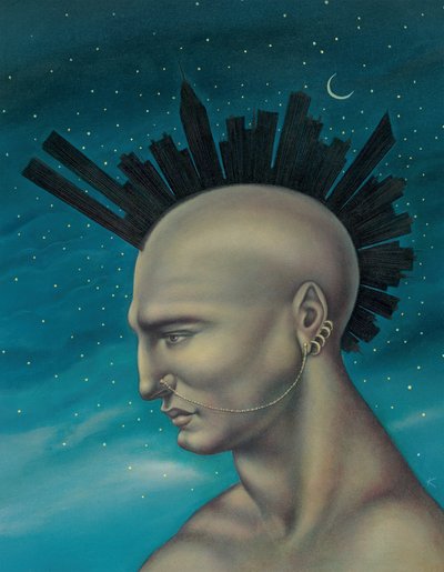 Mohawk Manhattan by Anita Kunz