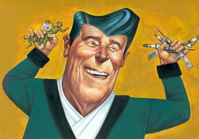 Ronald Reagan by Anita Kunz
